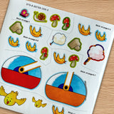Daily Fun Stickers: At the Playground Picture Book product image 8 showing printed book details for screen-free reading and learning