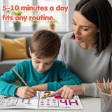 My Alphabet Easy A-Z Practice product image 7 showing printed book details for screen-free reading and learning