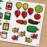 Bright Stickers Book: Colors to Explore product image 8 showing printed book details for screen-free reading and learning