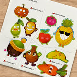 Smart Stickers: Fruits product image 8 showing printed book details for screen-free reading and learning