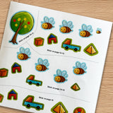 Daily Fun Stickers: I Won't Cry Picture Book product image 8 showing printed book details for screen-free reading and learning