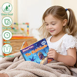 Child reading The Nightingale bilingual fairy tale picture book
