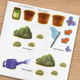 Daily Fun Stickers: My Garden Picture Book product image 8 showing printed book details for screen-free reading and learning