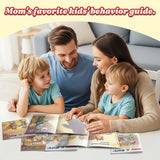 Sunny & Rory 12-Book Behavior Storybook Set for Social Skills and Good Habits product image 8 showing printed book details for screen-free reading and learning