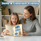 101 Fun Phonics Lessons Learn to Read Activity Book for Kids product image 8 showing printed book details for screen-free reading and learning