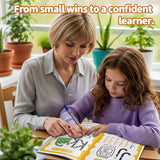 Trace Letter Alphabet Book product image 7 showing printed book details for screen-free reading and learning