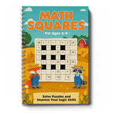 Number grid puzzle pages for focus and problem solving