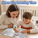 Spin and Write CVC Word Families product image 8 showing printed book details for screen-free reading and learning
