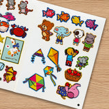 Bright Stickers Book: Direction Sense product image 8 showing printed book details for screen-free reading and learning