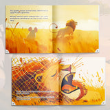 The Lion and the Mouse Polish-English Fable Book product image 7 showing printed book details for screen-free reading and learning