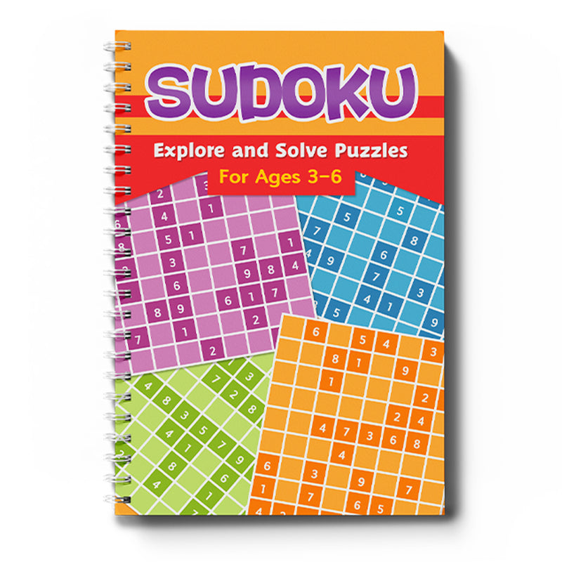 Sudoku Puzzle Book Explore and Solve 4-Book Set covers