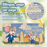 The Town Mouse and the Country Mouse French-English Book product image 7 showing printed book details for screen-free reading and learning
