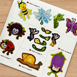 Smart Stickers: Insects product image 8 showing printed book details for screen-free reading and learning