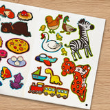 Bright Stickers Book: Look and Find product image 8 showing printed book details for screen-free reading and learning