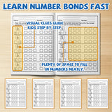 Number Bonds: Count and Write product image 6 showing printed book details for screen-free reading and learning