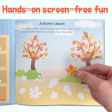 Children Sticker Art Book: Castle Scene Builder product image 7 showing printed book details for screen-free reading and learning