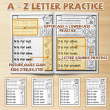 Alphabet Sentence Tracing Workbook for Kids, Letter Recognition, Beginning Sound Practice, Simple Sentence Reading and Handwriting, Preschool and Kindergarten Early Learning Book