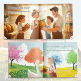 The Goose That Laid the Golden Eggs Polish-English Book product image 7 showing printed book details for screen-free reading and learning