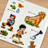 Smart Stickers: Nature product image 8 showing printed book details for screen-free reading and learning