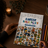 Role-Play Careers Line Art Coloring Book physical printed book product image 3, ISBN 9798904669348