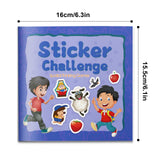 Multi-skill sticker challenge collection for kids with focus visual perception and cognition games