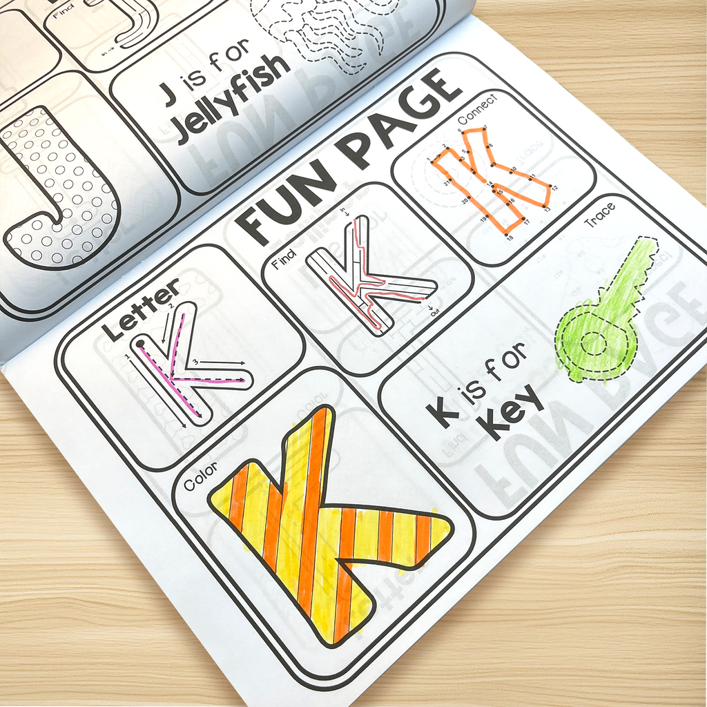 Pdf Fun Pages Alphabet Fun Page Handwriting Workbook Collection for Kids – ZHIDIAN Book