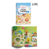 Interactive Recognition Series: Help Kids Improve Concentration with Coloring and Exercise Books Series Set style5