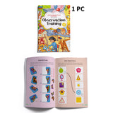 Interactive Recognition Series: Help Kids Improve Concentration with Coloring and Exercise Books Series Set style5