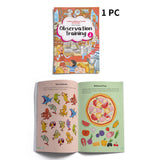 Interactive Recognition Series: Help Kids Improve Concentration with Coloring and Exercise Books Series Set style5