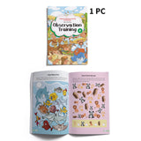 Interactive Recognition Series: Help Kids Improve Concentration with Coloring and Exercise Books Series Set style5