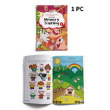 Interactive Recognition Series: Help Kids Improve Concentration with Coloring and Exercise Books Series Set style5