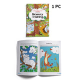 Interactive Recognition Series: Help Kids Improve Concentration with Coloring and Exercise Books Series Set style5