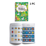 Interactive Recognition Series: Help Kids Improve Concentration with Coloring and Exercise Books Series Set style5