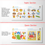 Picture Books with Activity Pages: Improving Children's Attention Span and Fine Motor Skills with Fun Exercises Series Set style2