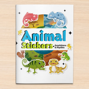Animal Stickers Amphibians and Reptiles cover