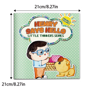 Greeting manners picture book for kids about saying hello