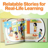 Printed preschool social skills storybook for friendship building