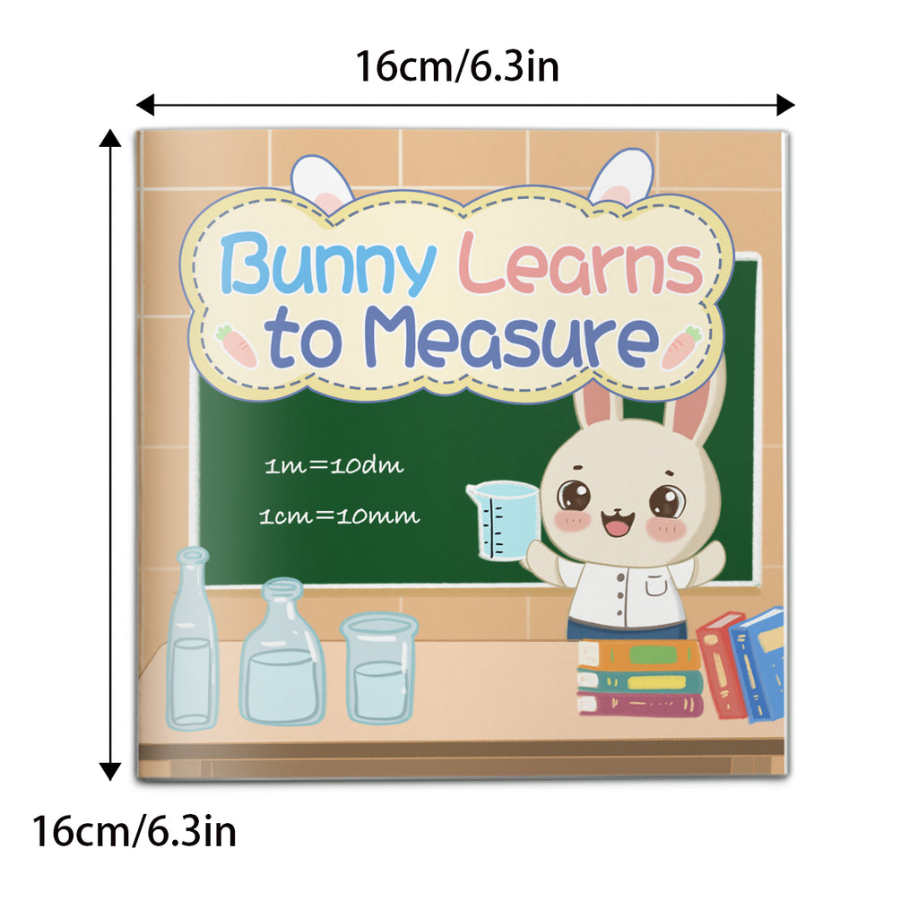 Bunny-themed measurement book for preschool math readiness