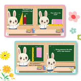 Printed early learning concept book for long short tall and compare vocabulary