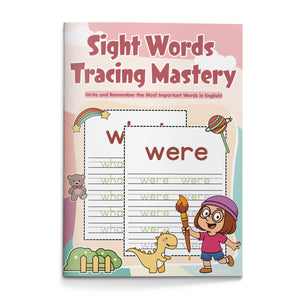 Sight Words Tracing Mastery Workbook cover