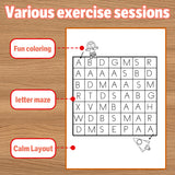 Alphabet Tracing Fun: Letter Recognition product image 8 showing printed book details for screen-free reading and learning