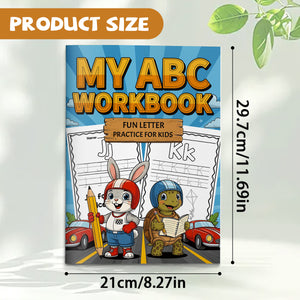 Uppercase and lowercase letter pages with beginning sounds