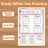 Subtraction to 10 Practice Workbook product image 8 showing printed book details for screen-free reading and learning