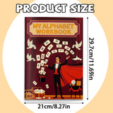My Alphabet Workbook: Kindergarten Review product image 7 showing printed book details for screen-free reading and learning