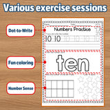 ABC & 123 Adventure: Number Match product image 8 showing printed book details for screen-free reading and learning