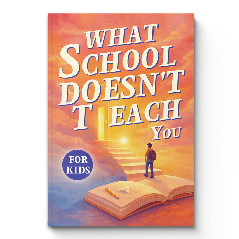 What School Doesn't Teach You for Kids real-world learning book cover