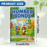 Number Bonds: Count and Write product image 7 showing printed book details for screen-free reading and learning