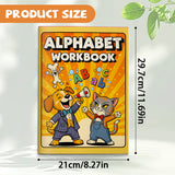 Alphabet Workbook: Daily Letter Tracing product image 7 showing printed book details for screen-free reading and learning