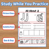 ABC Tracing: Trace Write Color product image 8 showing printed book details for screen-free reading and learning