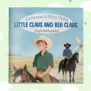 Little Claus and Big Claus English-Spanish Book cover